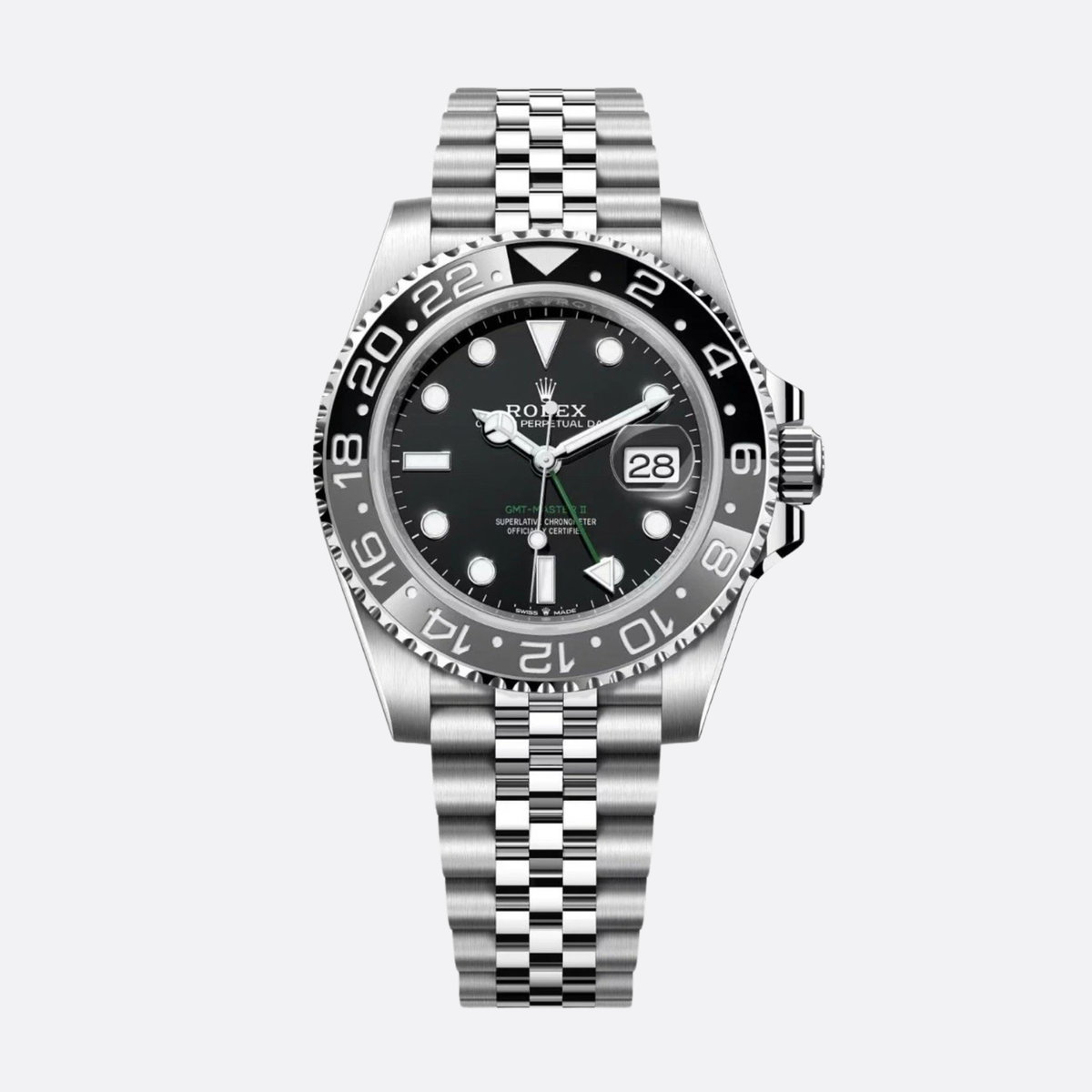 Rolex GMT Master II Bruce Wayne Jubilee 126710GRNR